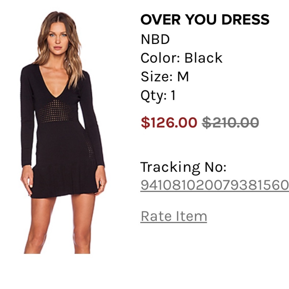 NBD black dress